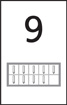 A number card.