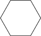A hexagon.