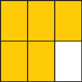 Hay una tarjeta de fracción con un rectángulo dividido en seis secciones iguales y con cinco secciones sombreadas..