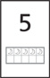 A number card.