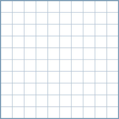 A 10 by 10 decimal grid.