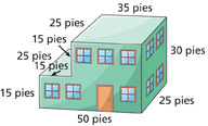 Un edificio es un cuerpo geométrico que muestra la altura, el ancho y la longitud del objeto.