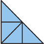 Hay un triángulo grande formado con 4 triángulos.